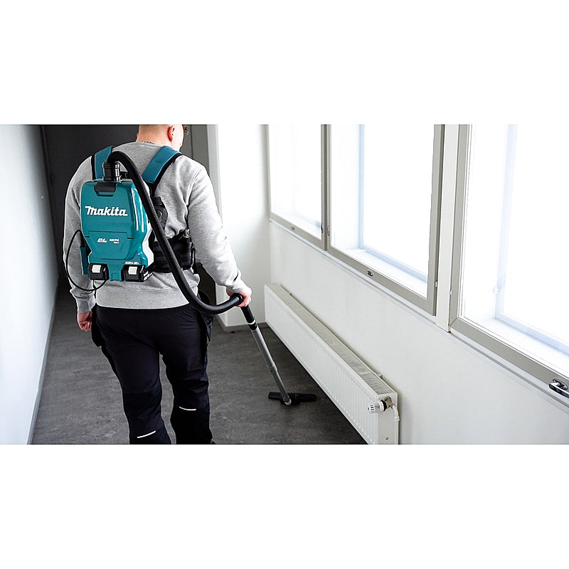 Makita 36V Cordless BL Backpack Vacuum Cleaner 2.0L (Bare Tool) | DVC261Z