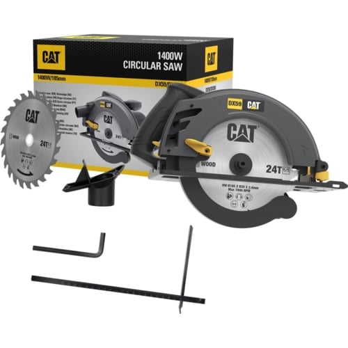 CAT 185mm Circular Saw 185mm, 1400W | DX59 - Tools4Builders