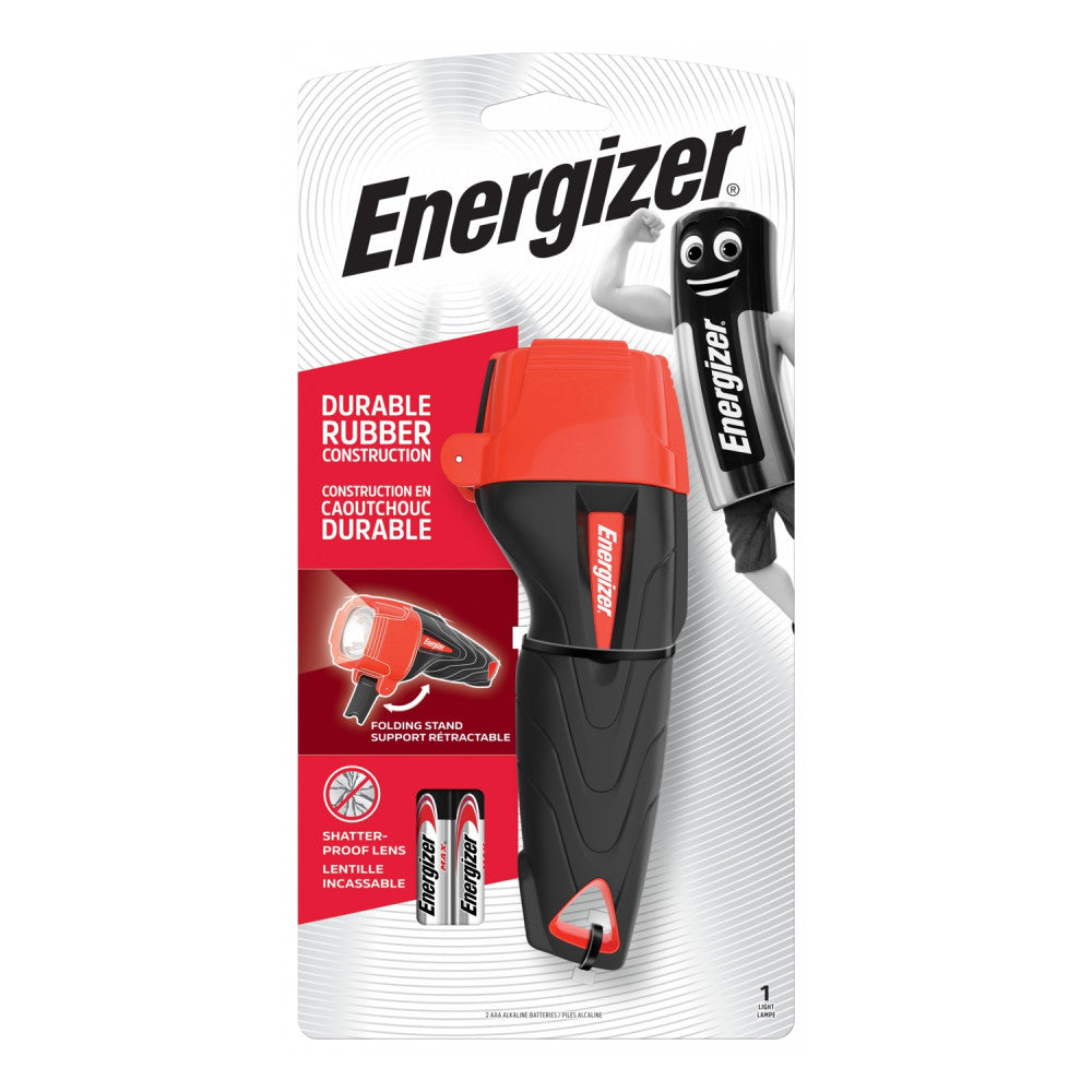 Energizer LED Impact Rubber Flashlight, 60 Lumens | E300668400