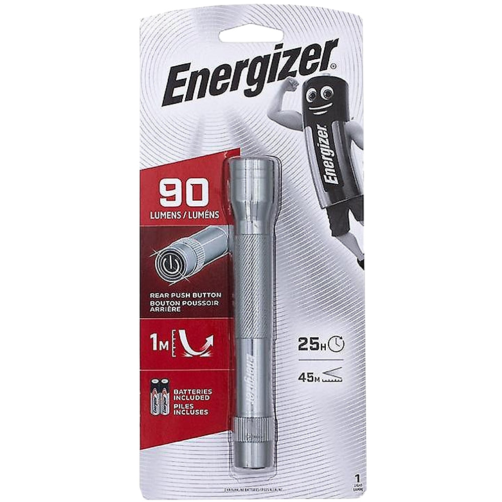 Energizer Metal LED Flashlight, 90 Lumens | E300695900