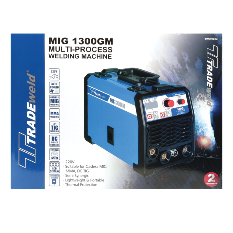 TradeWeld MIG 1300GM Multi-Process Welder 130A, 220V | EWM0124M