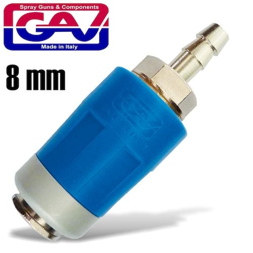 Safety quick coupler 8mm packaged two stage release airblock(GAV AB-C2P)