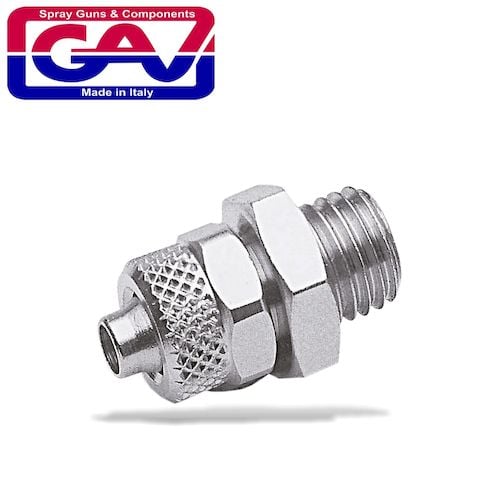 Gav straight conical 3/8 m push in fitting for 8mm hose(GAV RC3010-10)