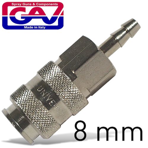 Universal quick coupler 8mm(GAV UNI C2)