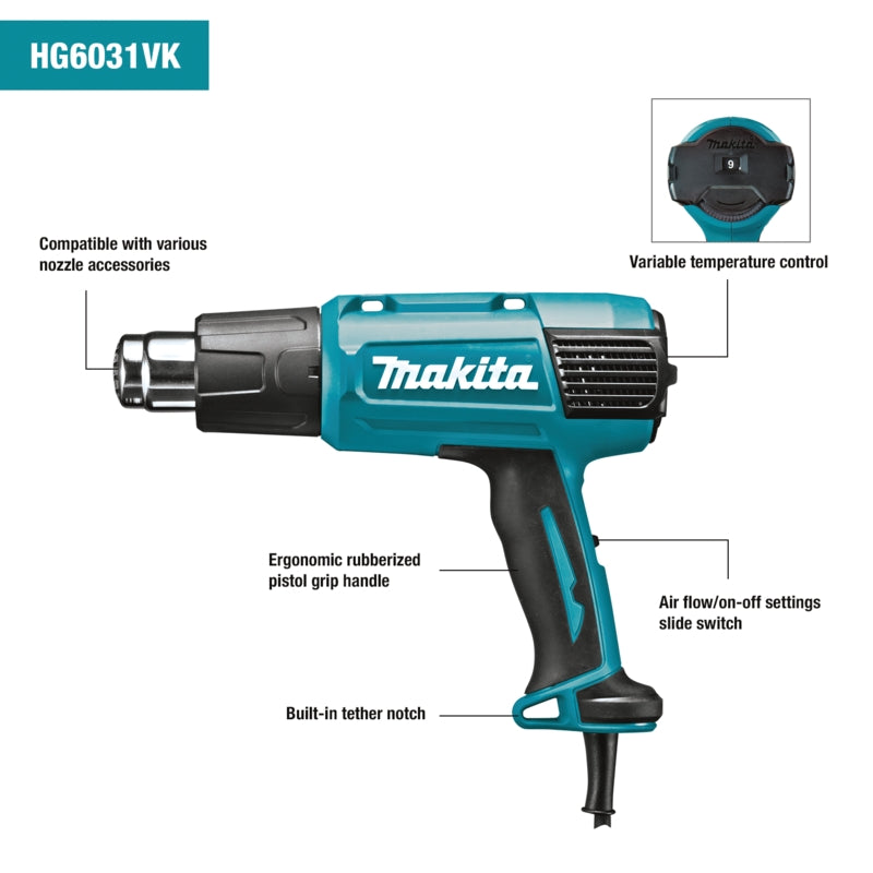 Makita Heat Gun, 1800W | HG6031VK