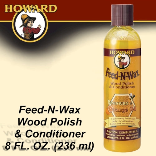 Howard - Feed-N-Wax Wood Polish & Conditioner 237 ml – Tools4