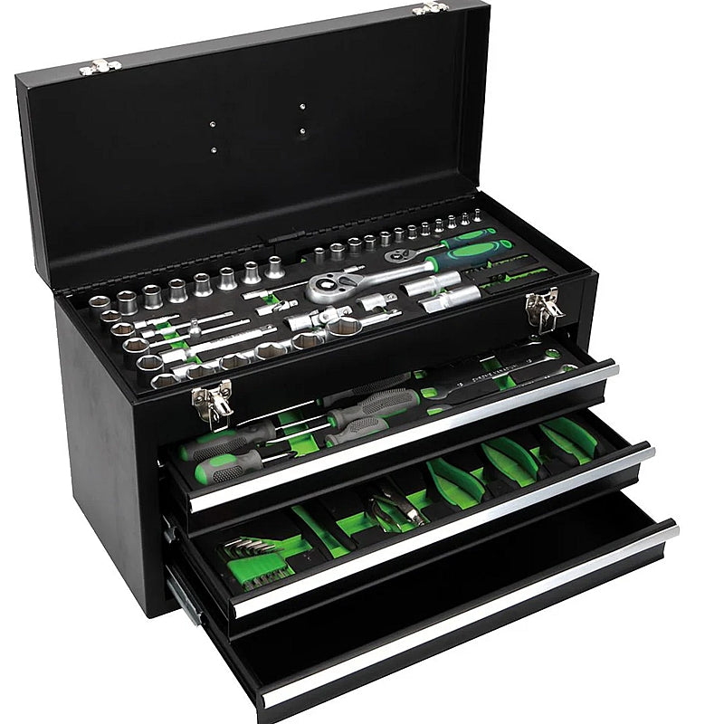 Kaufmann 113 Piece Tool Set, 3-Drawer Chest | HW0010410