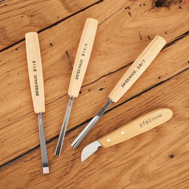 pfeil 4 Piece Starter Carving Tool Set | D 4er