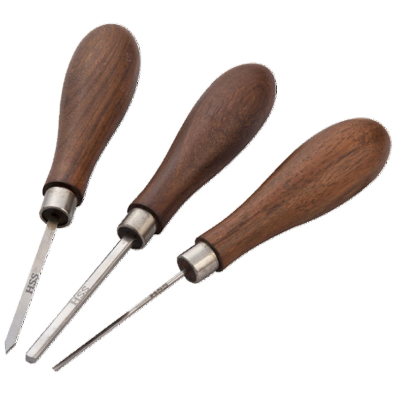Soba 3 Piece HSS Miniature Chisel Set | 290100