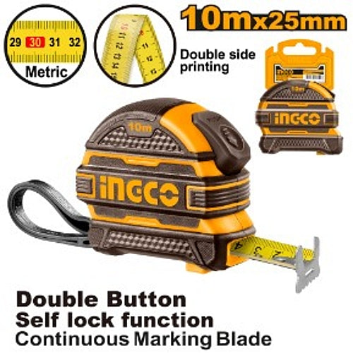 Ingco Tape Measure 25mm x 10M | HSMT081025-1