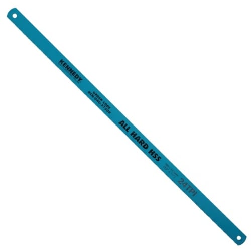Kennedy HSS Hacksaw Blade, All Hard, 300mm (12"x1/2"x24TPI) | KEN0403750K