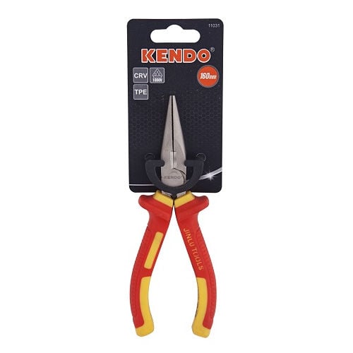 Kendo - 160mm VDE Long Nose Plier 1000V | KEN11031 – Tools4