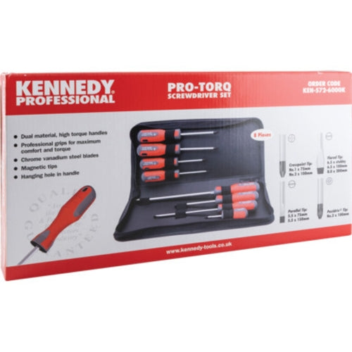 Kennedy-Pro Pro-Torque 8Pc Screwdriver Set | KEN5726000K
