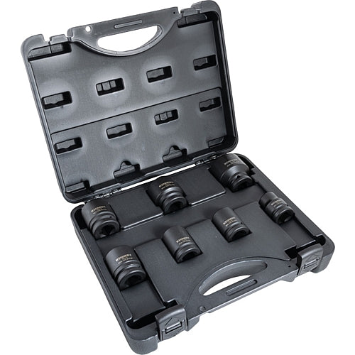 Kennedy 7Pc 6-Point Impact Socket Set, 19-46mm, 3/4