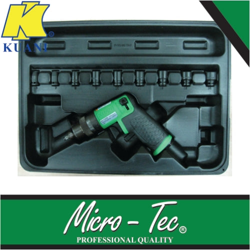 Micro-Tec Wrench Impact 1/4" Mini/Sockets | KI-1206K