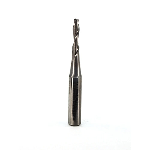 Whiteside Left Hand Spiral Router Bit - Down Cut, 1/4"SH, 1/8"CD, 1/2"CL | LD1600