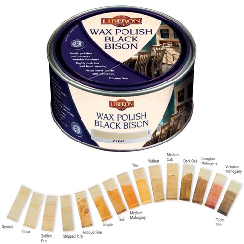 Liberon Wax Polish Black Bison Paste