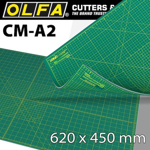Olfa mat craft multi-purpose 620 x 450mm a2 self healing(MAT CM-A2)