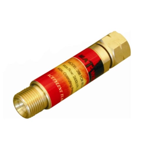 Matweld flashback arrestor 3/8 acetylene regulator mount fittings