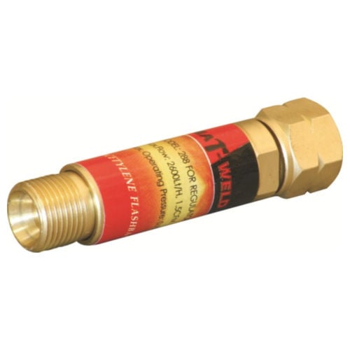 Matweld flashback arrestor 3/8 oxygen torch mount fittings