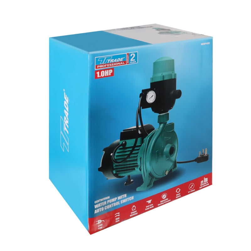 Centrifugal Water Pump with Auto Control Switch, 0.75kW (1.0HP) | MCOP1432