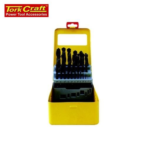 Drill Bit Set 25Pce Roll Forged Metal Case