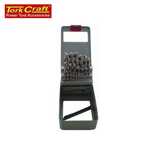 Drill Bit Set 25Pce Hss Ground Bright Finish
