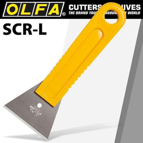 Olfa scraper 60mm sharp edge solid blade(OLF SCRL)