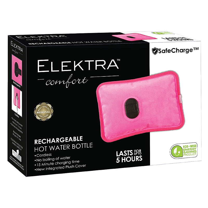 Elektra Comfort Pink Rechargeable Hot Water Bottle | SEL-2502