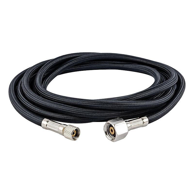AirCraft Nylon Braided Airbrush Hose 3M, 1/8" BSP Female to 1/4" BSP Female | SG AH06