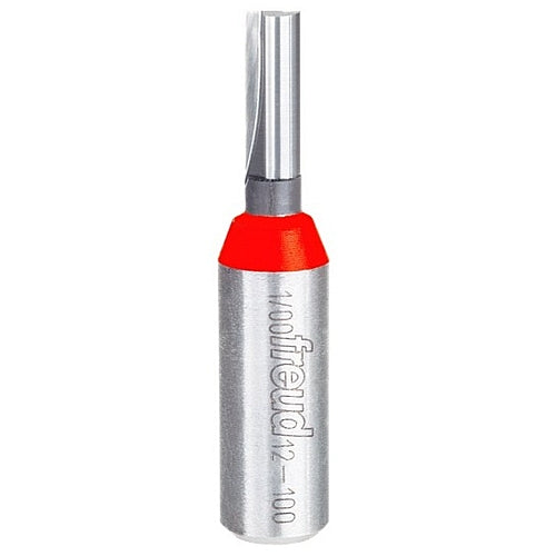 Freud Double Flute Straight Router Bit, D-6.0mm x h-19.0mm x H64.0mm x A-12mm | 12-09912P