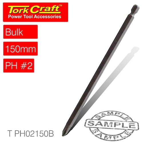 Phillips no.2 power bit x 150mm bulk(T PH02150B)