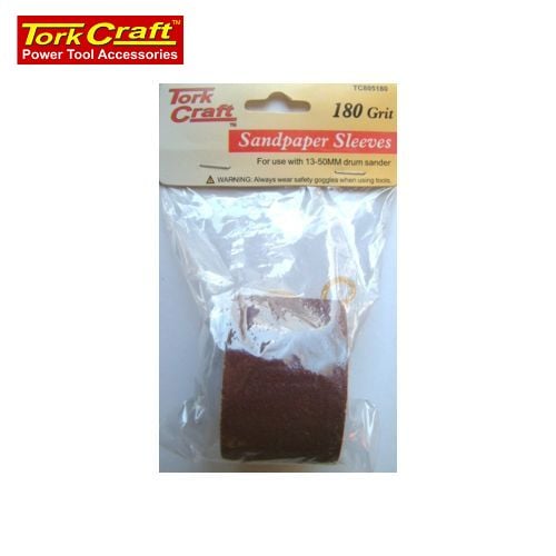 Sanding Drum Repl. Sleeves 180Gr. 5/Pk Set Qty.5 13 - 50mm