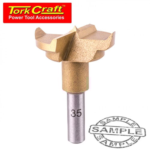 TorkCraft Hinge Boring Bit 35mm Titanium Coated