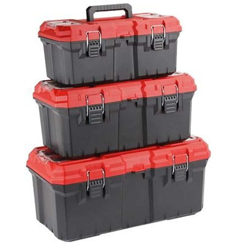 Tork Craft HD Plastic Tool Box with Organizer, 480mm (Empty) | TCTB305