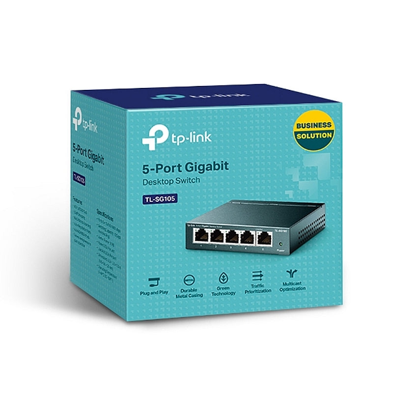 TP-Link 5-Port 10/100/1000Mbps Desktop Switch | TL-SG105