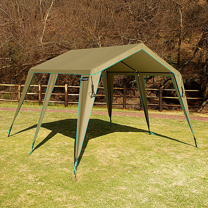 Kaufmann X Afri-Canvas Large Gazebo, 3.3 x 3.6 x 2.35M | V0404601