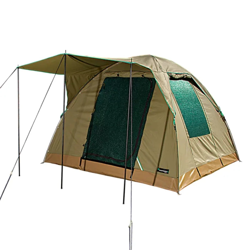canvas dome tent Kaufmann X Afri-Canvas Dome Tent with Fly Sheet, 3.0 x 3.0M