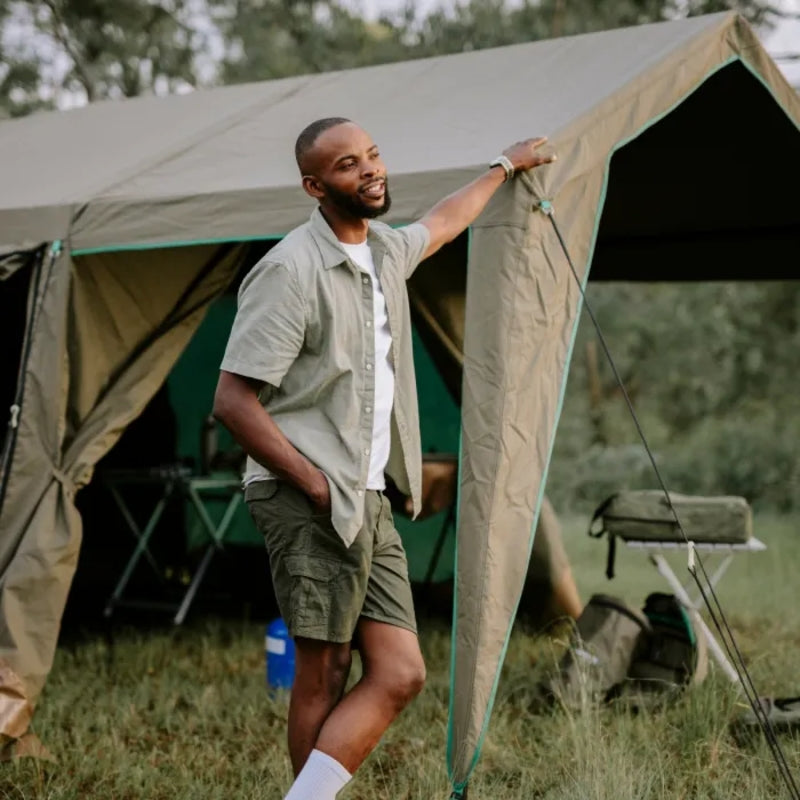 Kaufmann X Afri-Canvas Gazebo Extension for Dome Tents, 3 x 7.8 x 2.25M | V0404627