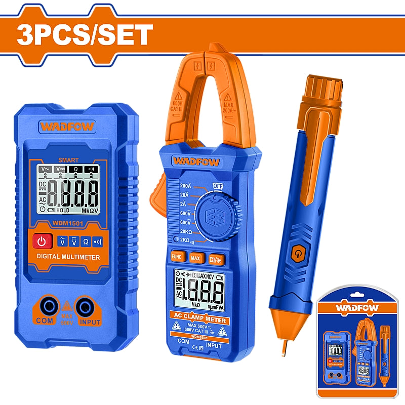 WADFOW 3 Piece Electrical Test Kit | WDM94011
