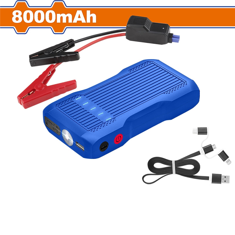 WADFOW 5V Lithium-Ion Jump Starter, 8 000mAh | WLY1508