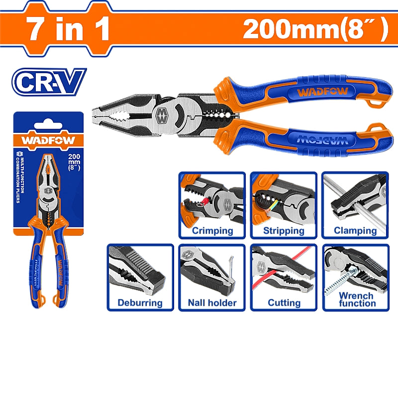 WADFOW 7-in-1 Multi-Function Combination Pliers | WPL1778