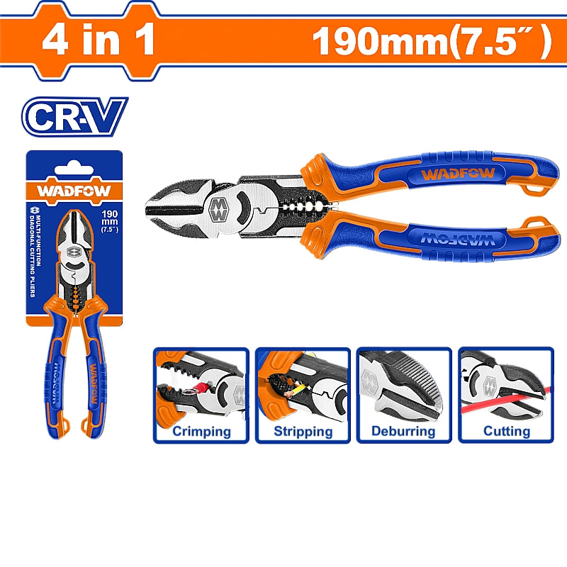 WADFOW 4-in-1 Multi-Function Diagonal Cutting Pliers | WPL3778