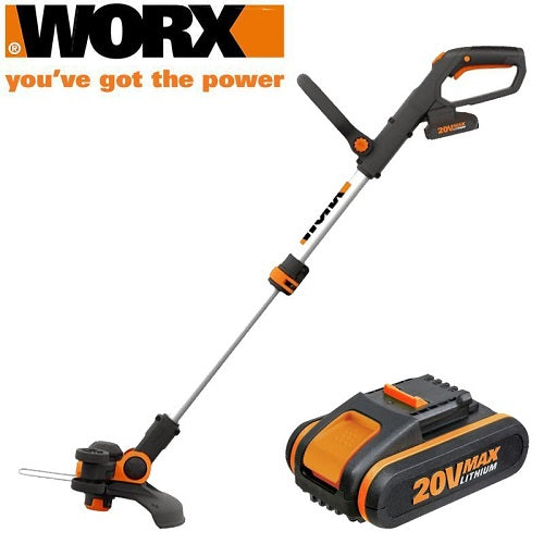 Worx 20V Li-Ion Grass Trimmer W/Std. Charger & 2.0Ah Battery | WRX WG163E.2