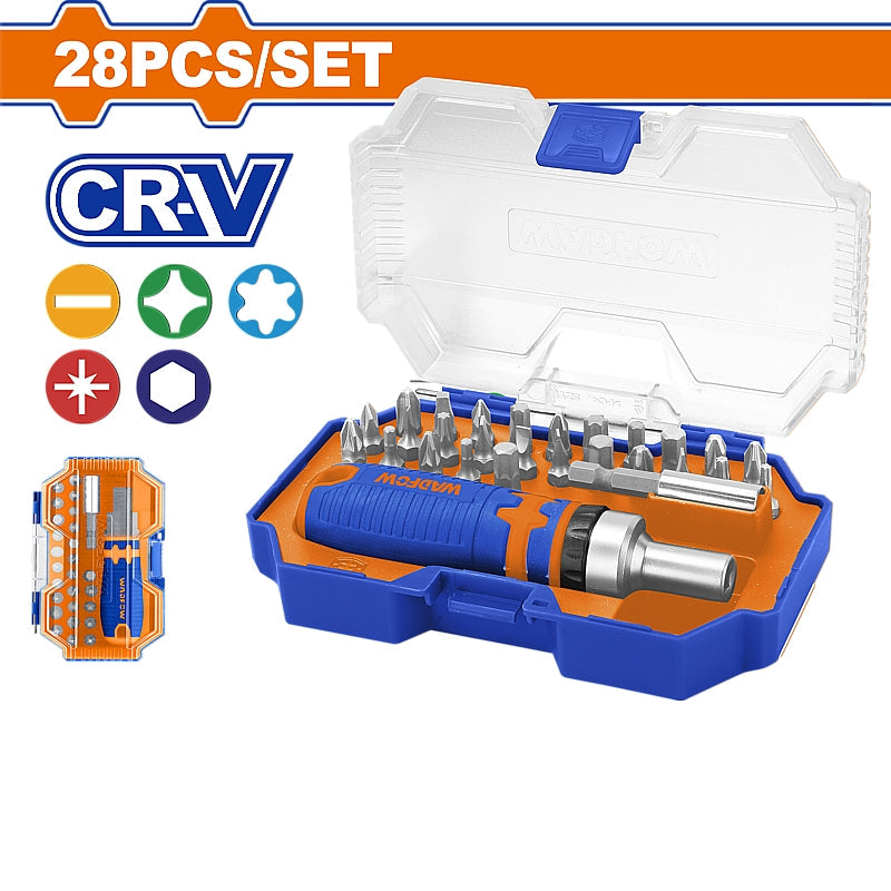 WADFOW 28 Piece Screwdriver Bits Set | WSS8B28