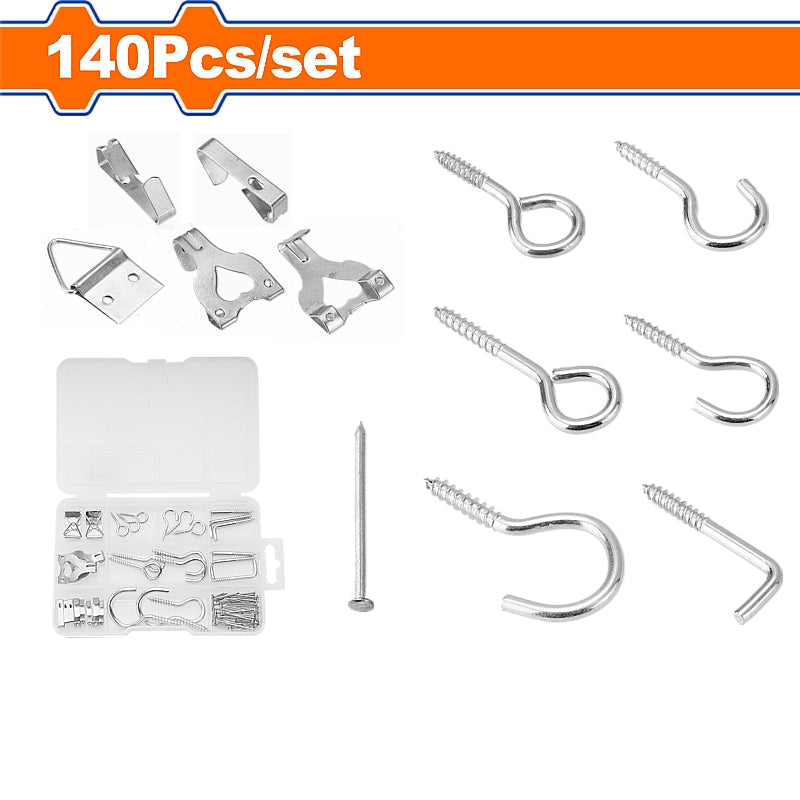 WADFOW 140 Piece Screw Hooks Kit | WVJ1B01