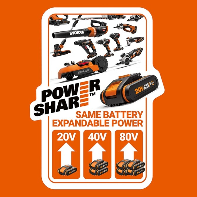Worx 20V PowerShare Standard Battery Charger | WA3880
