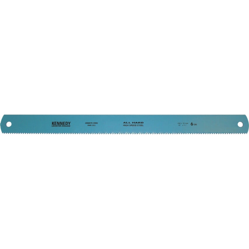 HSS Power Saw Blade, All Hard, 457mm (18"x1.1/4"x10TPI) | KEN0405570K