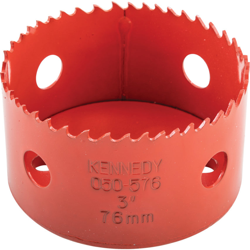 BIM HSS Hole Saw, Variable Pitch, 76x28.5mm (3") | KEN0505760K