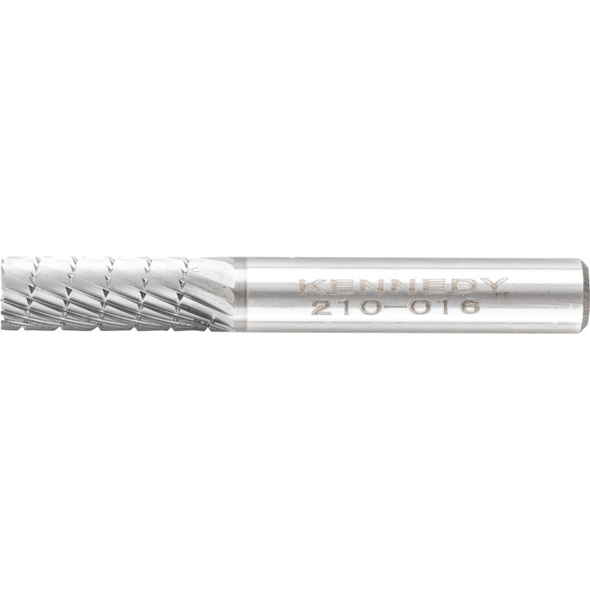 Carbide Burr, Cylindrical-End Cut, Chipbreaker (Cut 9), 6x18x6mm | KEN2100160K